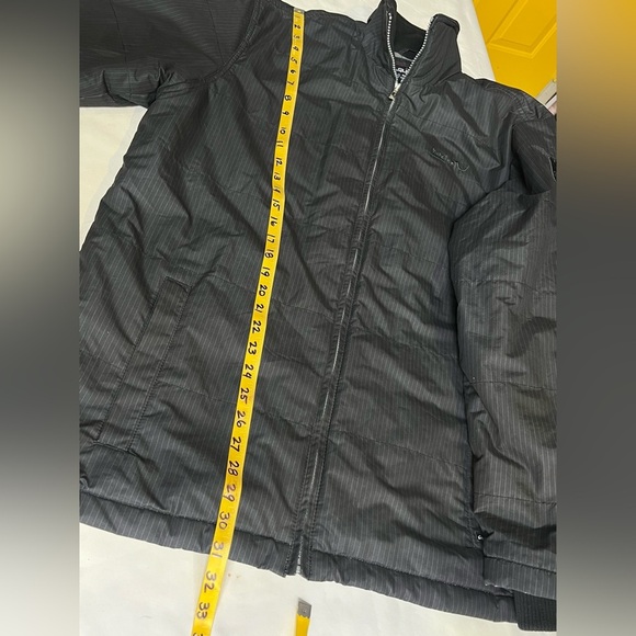 QUIKSILVER Men's Black Puffer Jacket with Stand-Up Collar size L - Picture 15 of 15